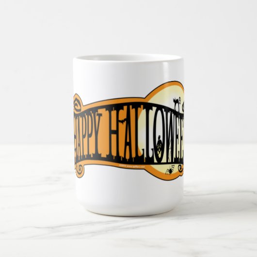 Halloween-Mok/banner Koffiemok (Center)