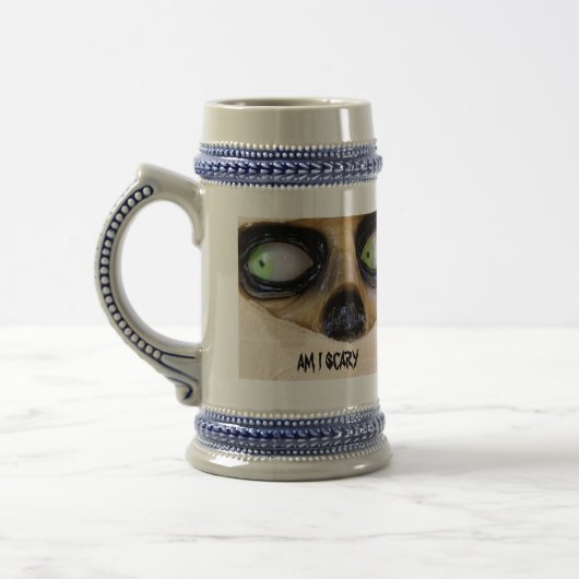 Halloween mok bier stein grappig mummy eng (Links)