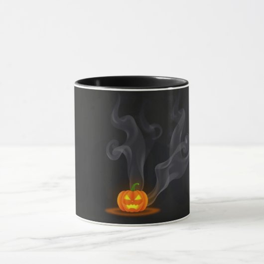 Halloween Mok Boo Smoke Unique Spooky Coffee Cup (Midden)