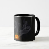 Halloween Mok Boo Smoke Unique Spooky Coffee Cup (Voorkant rechts)
