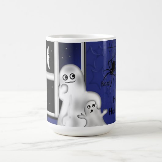 Halloween Mok/Ghost en Moon Koffiemok (Center)