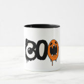 Halloween Mok - griezelige Schattigee pompoen & oo (Midden)