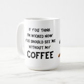 Halloween Mok/heks Koffiemok (Voorkant links)