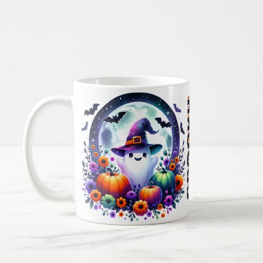 Halloween Mok met Cute Ghost (Links)