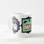 Halloween Mok met honden en katten (Voorkant links)