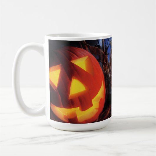 Halloween Mok/pompoen Koffiemok (Links)