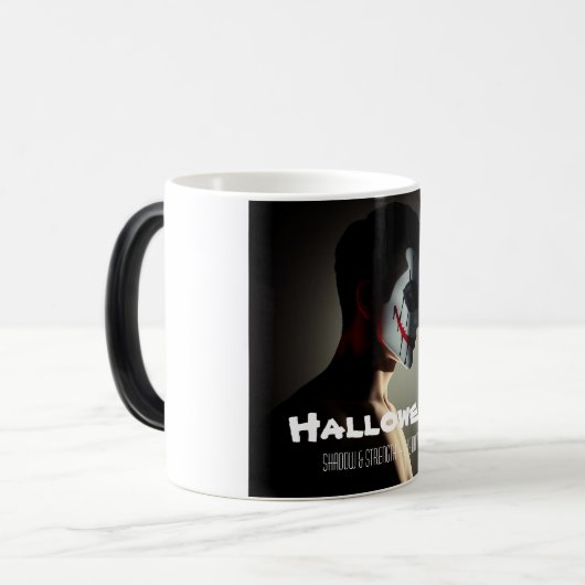 Halloween Mok – Schaduw en kracht (Voorkant links)
