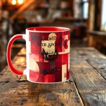 Halloween Mok - Spooky Bat gebrouwen met Spook