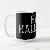 Halloween Mok/Typografie Koffiemok (Links)