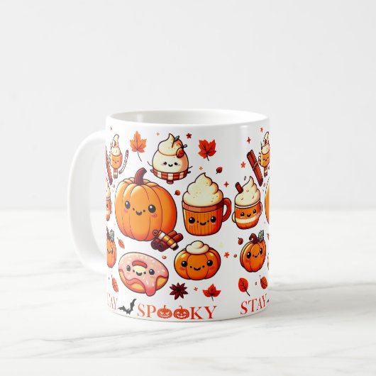 Halloween mok voor cadeau (Voorkant links)