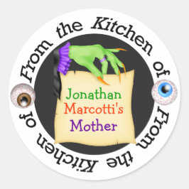 Halloween Mom Keuken Sticker - SRF