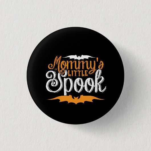 Halloween Mommys Little Spook Birthday Ronde Button 3,2 Cm (Voorkant)