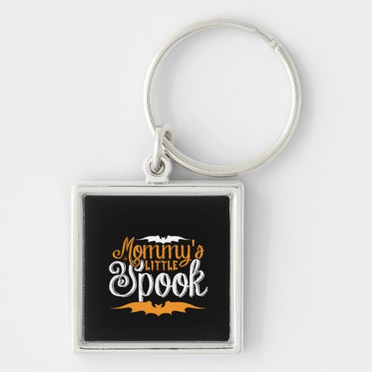 Halloween Mommys Little Spook Birthday Sleutelhanger (Voorkant)