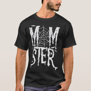 Halloween Momster Mam Monster Grappig Kostuum Mama T-shirt