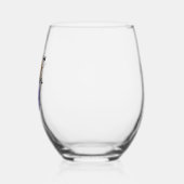 Halloween Mond Wijnglas Zonder Voet (Links)