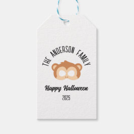 Halloween Monkey Mask Masquerade Kostuum Cadeaulabel