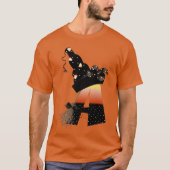 Halloween Monogram Letter A T-shirt (Voorkant)