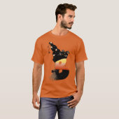 Halloween Monogram Letter B T-shirt (Voorkant volledig)