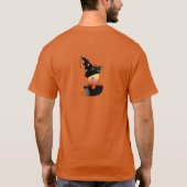 Halloween Monogram Letter B T-shirt (Achterkant)