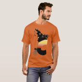 Halloween Monogram Letter C T-shirt (Voorkant volledig)