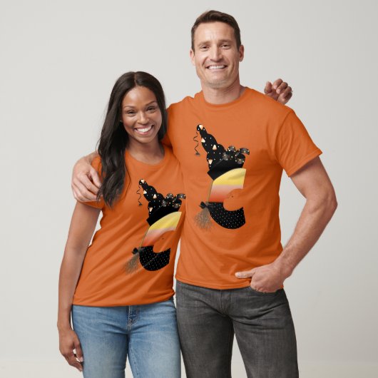 Halloween Monogram Letter C T-shirt (Unisex)