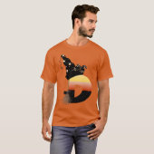 Halloween Monogram Letter D T-shirt (Voorkant volledig)