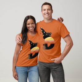 Halloween Monogram Letter D T-shirt