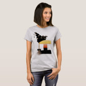 Halloween Monogram Letter I T-shirt (Voorkant volledig)