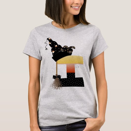 Halloween Monogram Letter I T-shirt (Voorkant)