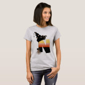 Halloween Monogram Letter N T-shirt (Voorkant volledig)