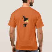 Halloween Monogram Letter P T-shirt (Achterkant)