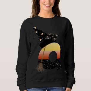 Halloween Monogram Letter Q Trui
