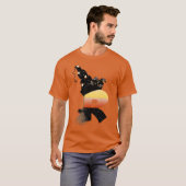 Halloween Monogram Letter R T-shirt (Voorkant volledig)