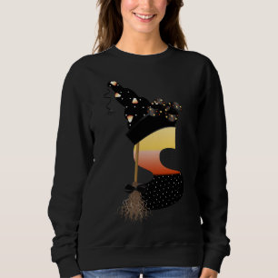 Halloween monogram letter S Trui