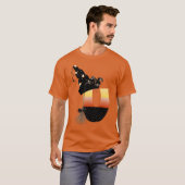 Halloween Monogram Letter U T-shirt (Voorkant volledig)
