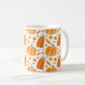 Halloween Monogram Pompoen Mok (Voorkant rechts)