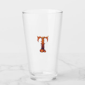 Halloween MonogramT Glas