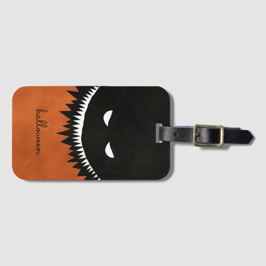 Halloween Monster Bagagelabel (Voorkant (horizontaal))
