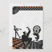 Halloween Monster Bash Costume Party Kaart (Achterkant)