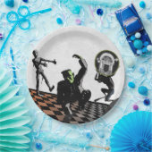 Halloween Monster Bash Costume Party Papieren Bordje (Feest)