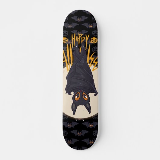 Halloween Monster Bat Persoonlijk Skateboard (Voorkant)