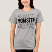Halloween Monster Bella Canvas Tri-Blend Shirt (Voorkant)
