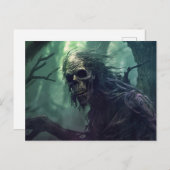 Halloween Monster Briefkaart (Voorkant / Achterkant)