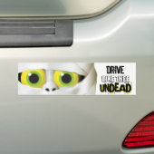 Halloween Monster Bumpersticker (Op auto)
