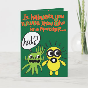 Halloween Monster Card Kaart