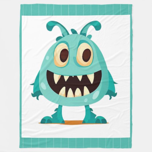 Halloween/Monster/cartoon Fleece Deken (Voorkant)