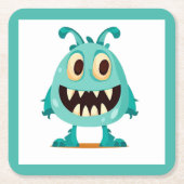 Halloween/Monster/cartoon Kartonnen Onderzetters (Voorkant)