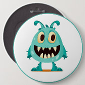 Halloween/Monster/cartoon Ronde Button 6,0 Cm (Voorkant /achterkant)