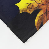 Halloween Monster Characters & Pumpkin Fleece Deken (Hoek)