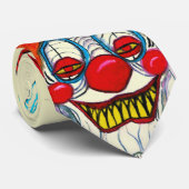 HALLOWEEN MONSTER CLOWNS stropdas (Opgerold)